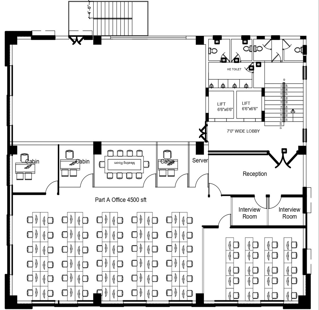Trendz Spire 4th Floor Layout Plan